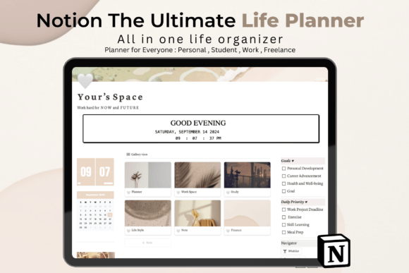 Notion the Ultimate Life Planner