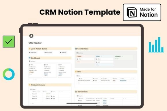 CRM Tracker Notion Template