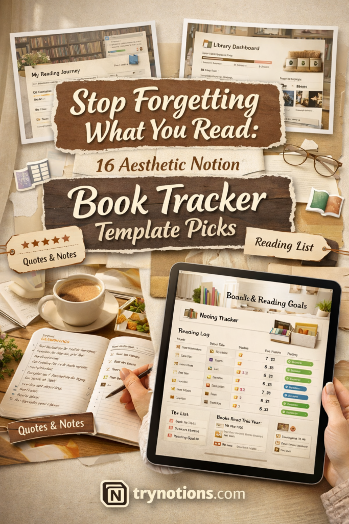 Footer images: 16 stylish templates for tracking your reading.